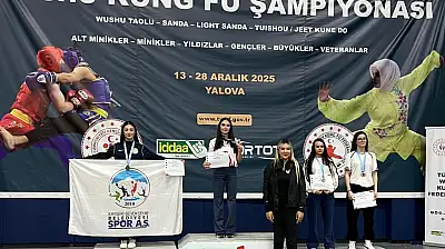 Kayserili sporculardan Wushu Şampiyonası'nda büyük başarı