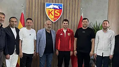 Kayserispor'da dikkat çeken ziyaret! Masada hangi başlıklar vardı?