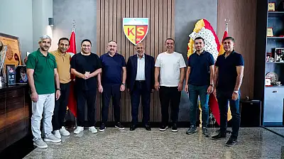 Kayserispor'da önemli buluşma! Dikkat çeken isimler kulübe geldi
