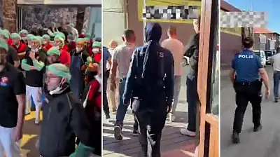 Şahin Sucukları'nda operasyon anı görüntüleri!