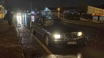 Sivas'ta otomobilin çarptığı yaya yaralandı!