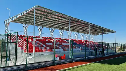 Bünyan'a 500 seyirci kapasiteli tribün kazandırıldı!