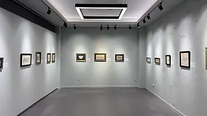 Hat sanatının seçkin eserleri Kayseri'de beğeniye sunuldu