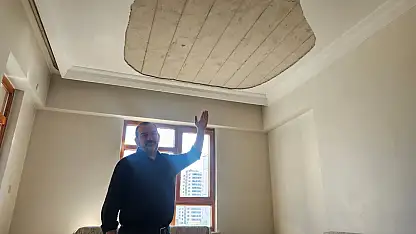 Kayseri'de akılalmaz olay! Tavan çöktü, 75 yaşındaki kadın bir gözünü kaybetti