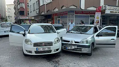 Kayseri'de İki Otomobil Çarpıştı: Araçlarda Hasar Oluştu!