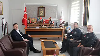 Kayseri İl AFAD Müdürlüğünden Kaymakam Canol'a ziyaret!