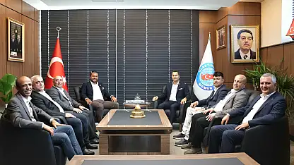 Ulaştırma Memur-Sen Kayseri Şubesi'nden Genel Başkan Çalışkan'a Ziyaret