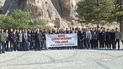 Yeşilhisar'da  öğrenciler İçin ilk gezi rotası Soğanlı oldu