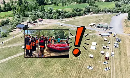 Kayseri'de 150 kişi aynı anda suya indi! Sebebi dikkat çekti