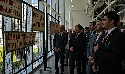 Kayseri'de 91 yıllık tarihe yolculuk! Üniversite öğrencisinden dikkat çeken sergi