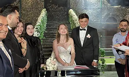 Kayseri'de görkemli düğün! Basın camiası bu nikahta buluştu