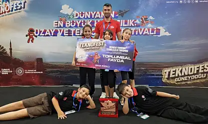 Kayseri'de minik öğrenciler yaptı, TEKNOFEST'ten büyük ses geldi