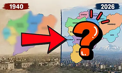 Kayseri'nin 86 yılda haritası değişti! O ilçe artık başka şehirde