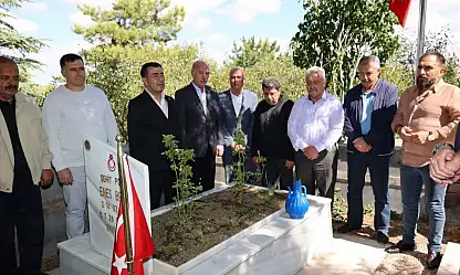 Kayseri'nin Bünyan ilçesinde Şehit Enes Bediz dualarla anıldı
