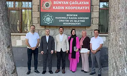 Vali Yardımcısı Turan Ermiş'ten Bünyan kooperatiflerine ziyaret