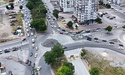 YKS Kayseri'de trafiği tıkadı!
