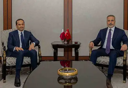 Bakan Fidan, Katarlı mevkidaşı Al Thani ile bir araya geldi