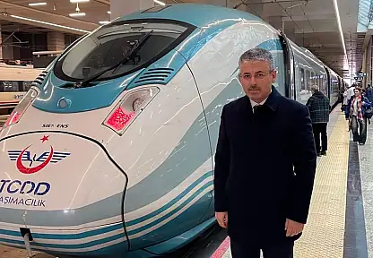 Çopuroğlu'nun hızlı tren paylaşımı Kayseri'de merak uyandırdı!