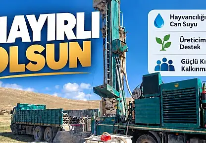 DSİ Genel Müdürlüğü çalışmalara başladı: Kayseri'de o mahallelere su kuyusu müjdesi!