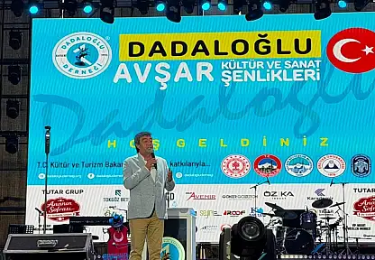 Dursun Ataş, Avşar Kültür ve Sanat Şenliği'ne katıldı