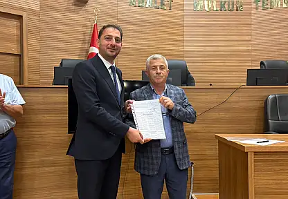 Enes Ertuğrul Kalın mazbatasını aldı: 'Daha görünür ve ulaşılabilir olacağız'