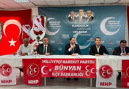 MHP Bünyan ve Tomarza'da da kongreler tamamlandı: Başkanlar yeniden seçildi!
