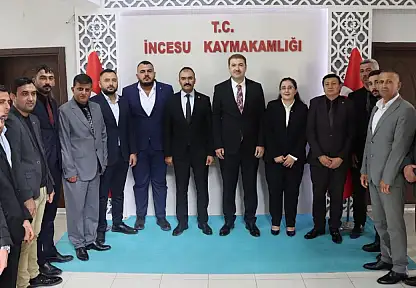 MHP'nin yeni ilçe yönetiminden Kaymakam Karakaş'a ziyaret!