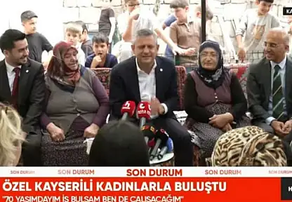 Özgür Özel'den olay gaf: İnşallah Kayseri'ye CHP'li belediye getireceğiz!