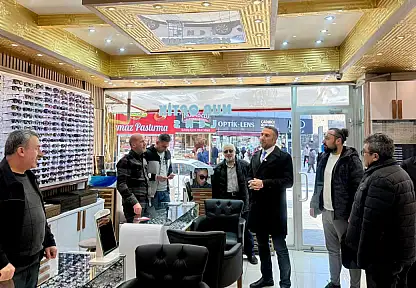 Saadet Partisi'nden çarşı pazar ziyareti...