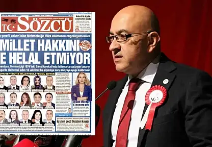 Sözcü'nün manşetine Kayseri'den çok sert tepki! 'Hakkımı helal etmiyorum'