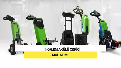 1 Kalem Akülü Çekici Mal Alımı