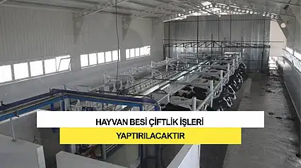 Hayvan Besi Çiftlik İşleri Yaptırılacaktır