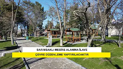 Sarımsaklı Mesire Alanına İlave Çevre Düzenleme Yapım İşi