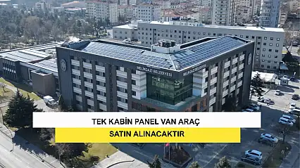 Tek Kabin Panel Van Araç Satın Alınacaktır