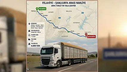 Felahiye'den Güneydoğu'ya dev sevkiyat: 4 bin ton arpa yola çıkıyor!
