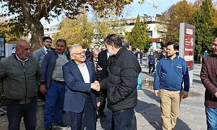 Başkan Büyükkılıç'tan esnaf ziyareti: Yoğun ilgiyle karşılaştı!