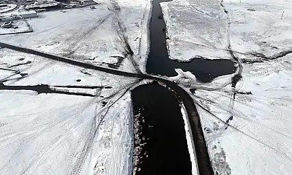 Kayseri'de bu yer yazın safari - Kışın buz pisti: İşte o görüntüler!