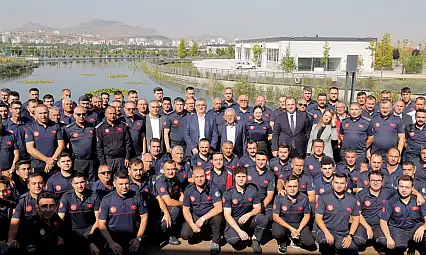 Başkan Büyükkılıç, itfaiye personeliyle bir araya geldi!