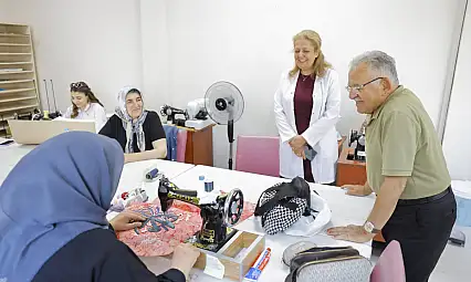Başkan Büyükkılıç, KAYMEK kursiyerlerleriyle buluştu