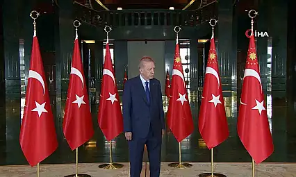 Cumhurbaşkanı Erdoğan, 30 Ağustos Zafer Bayramı tebriklerini kabul etti