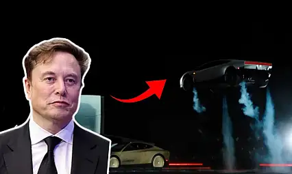 F35'ten ilham alan Tesla uçan arabayı tanıttı!