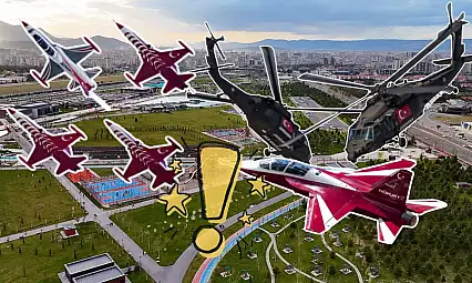 HÜRJET, Türk Yıldızları, Çelik Kanatlar… Kayseri dört gözle bekliyor!