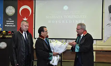 Kayseri Barosu'nda mazbata heyecanı: ''Hukuk camiasına hayırlı olsun!''