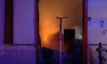 Kayseri'de atölyede yangın çıktı