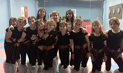 Kayseri'de minik yeteneklerden kısa sürede büyük başarı