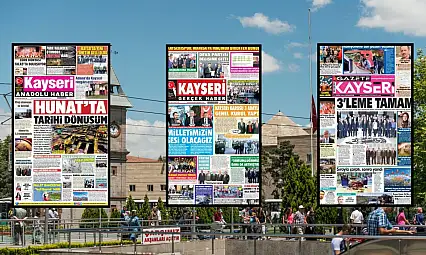 Kayseri gazetelerinden 12 Ekim sabahına çarpıcı manşetler!