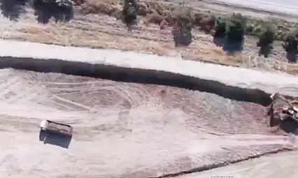 Kayseri'nin dev tarım projesinden son görüntüler paylaşıldı