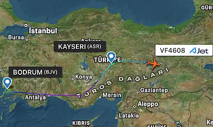 Kayseri uçağı Elazığ'a divert etti!