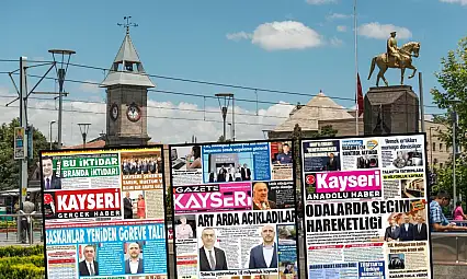 Kayseri yerel gazetelerinin 3 Temmuz gündemi: Seçim hareketliliği!