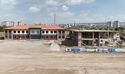 Melikgazi'de iki yeni okul için çalışmalar sürüyor!